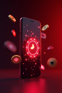 Smartphone a mostrar a app do casino West Ace